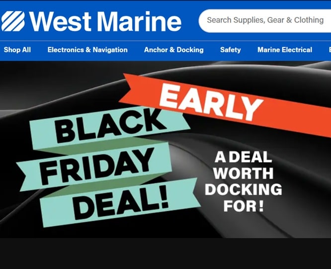 West Marine Black Friday Deals